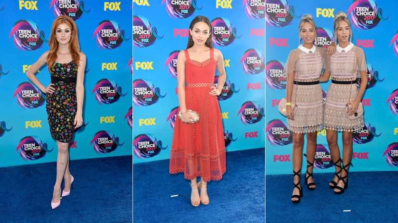Illustration for article titled Nauseating Neons, Power Suits, and Frilly Florals Dominated the Teen Choice Awards